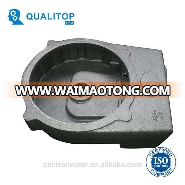 China Precision grey spheroidal graphite iron casting machinery spare parts with painting